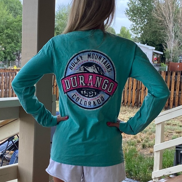 Rocky Mountains Colorado Long Sleeve Shirt - Picture 1 of 16